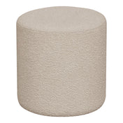 Ejby Pouf - Pouf, bouclé, beige ø34x36 cm, HN1233