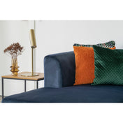 Vita Side Table - Side table, oak look, black frame 45x45x45 cm