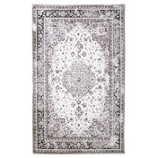 Lunara 160x230cm gewebter Teppich - Schwarz & Weiß