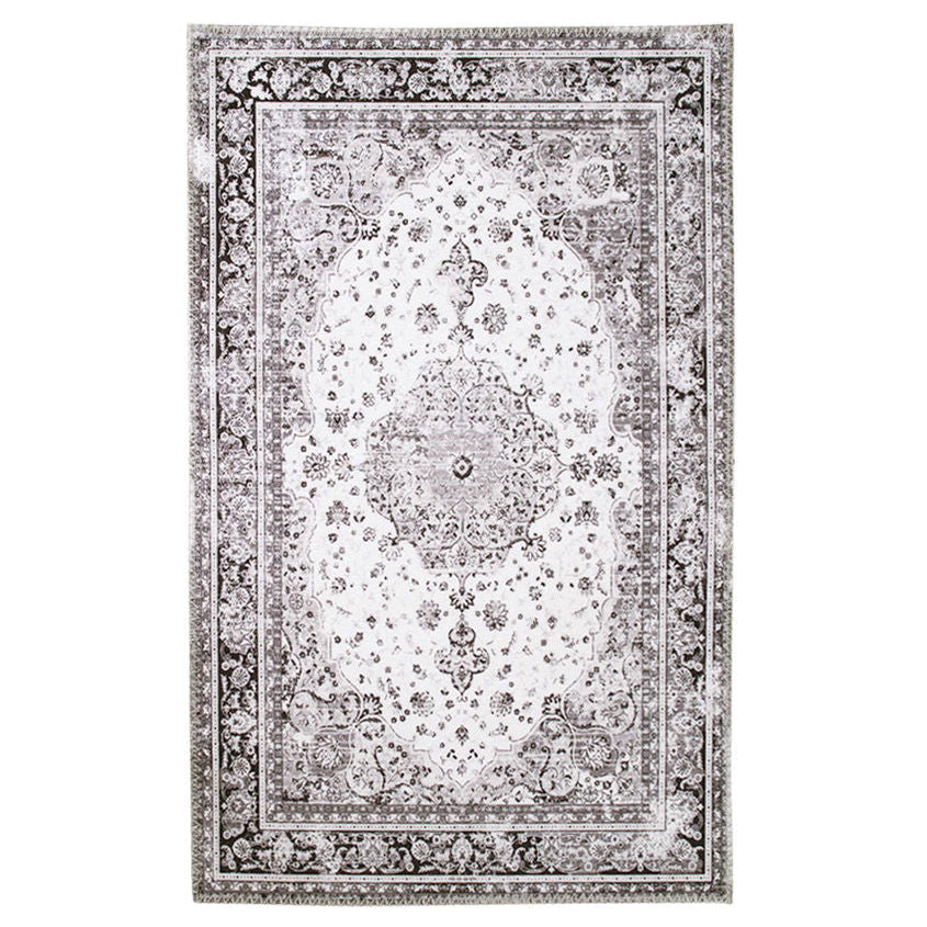 Lunara 160x230cm gewebter Teppich - Schwarz & Weiß