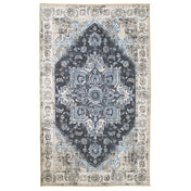 Serena 160x230cm gewebter Teppich - Blau & Creme