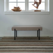 Elara 160x230cm Jute-Wollteppich – Naturfarben
