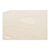 Eira 160x230 cm Wollteppich – Elfenbein