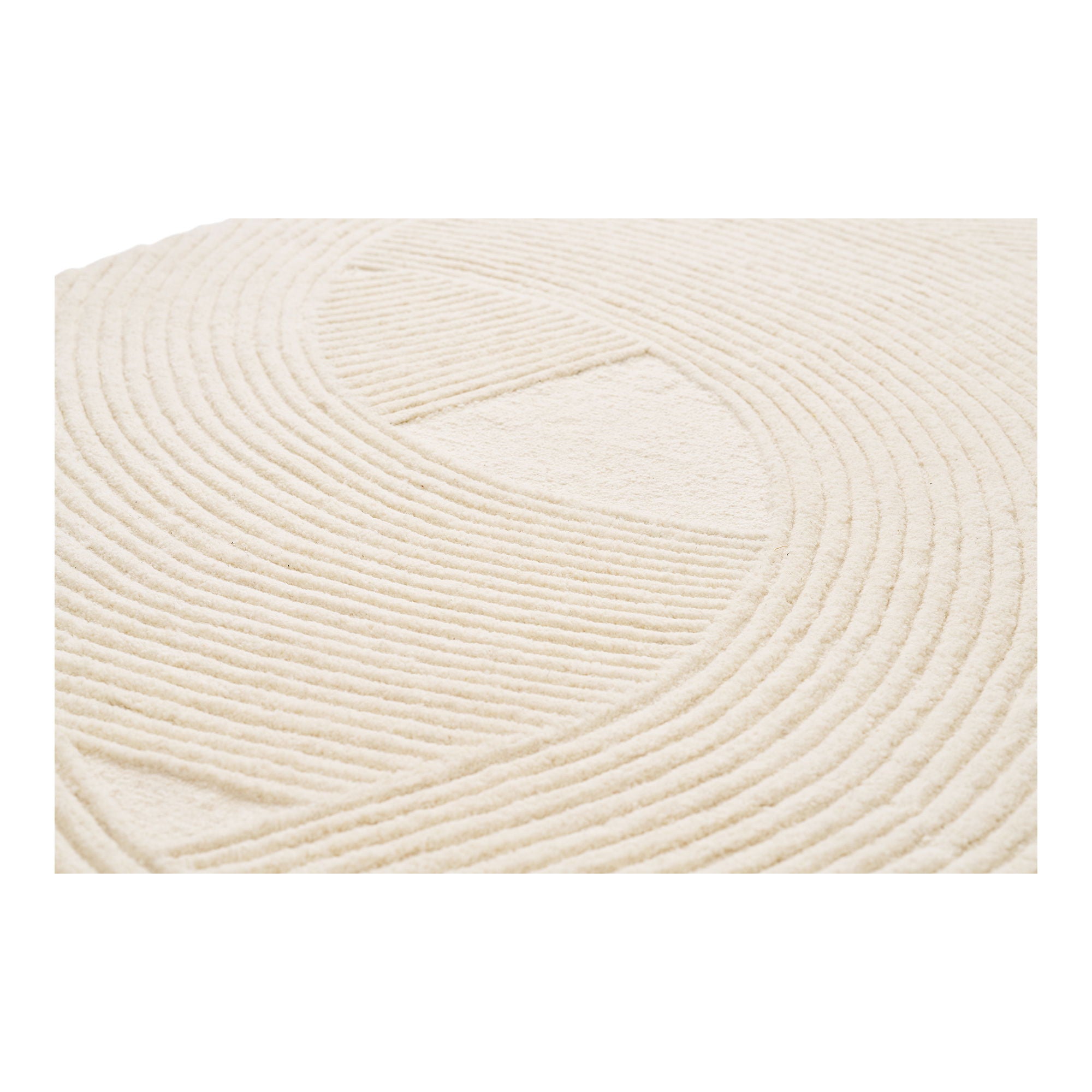 Eira 160x230 cm Wollteppich – Elfenbein