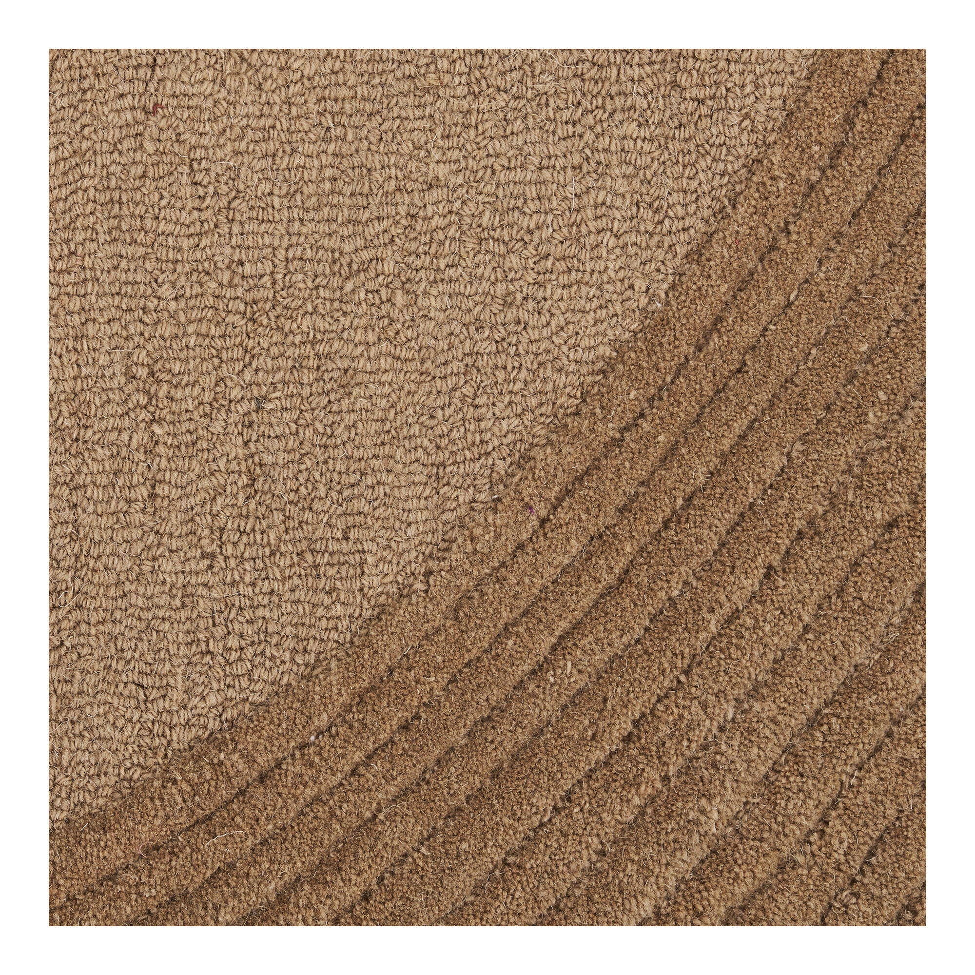 Svala 160x230 cm Wollteppich – Braun