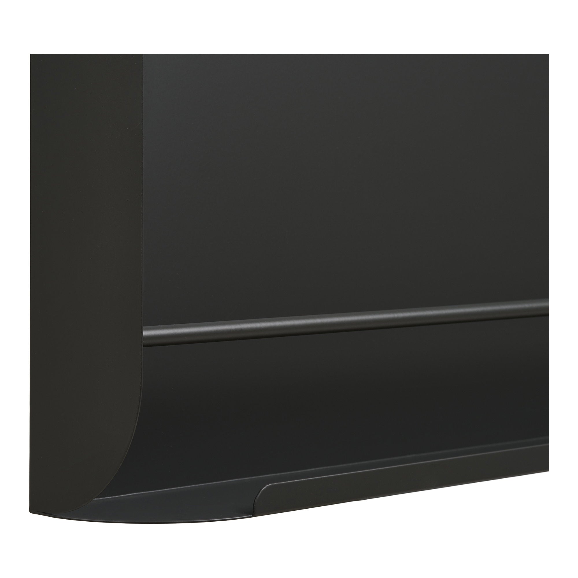 Volterra Wall Shelf - Wall shelf, metal, dark grey 60x7x30 cm