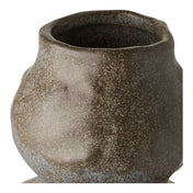 Vase - Vase, ceramic, dark grey ø14,5x33,5 cm