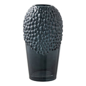 Vase - Vase, glass, dark grey ø14x25 cm
